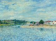 Alfred Sisley, La Seine a Saint-Mammes